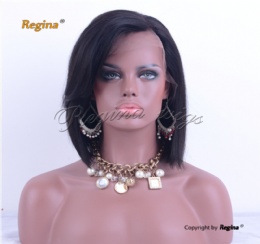 8in Bob straight full lace wig